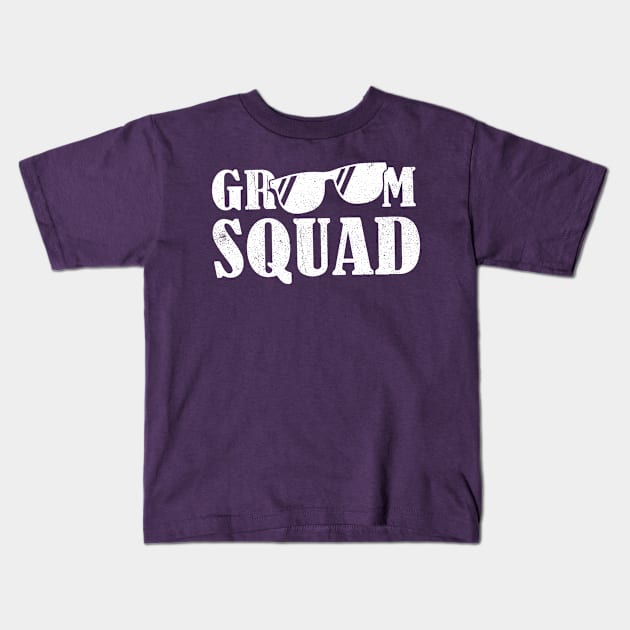 Groom Squad Groomsmen Funny Stag Bachelor Party Kids T-Shirt by LEGO